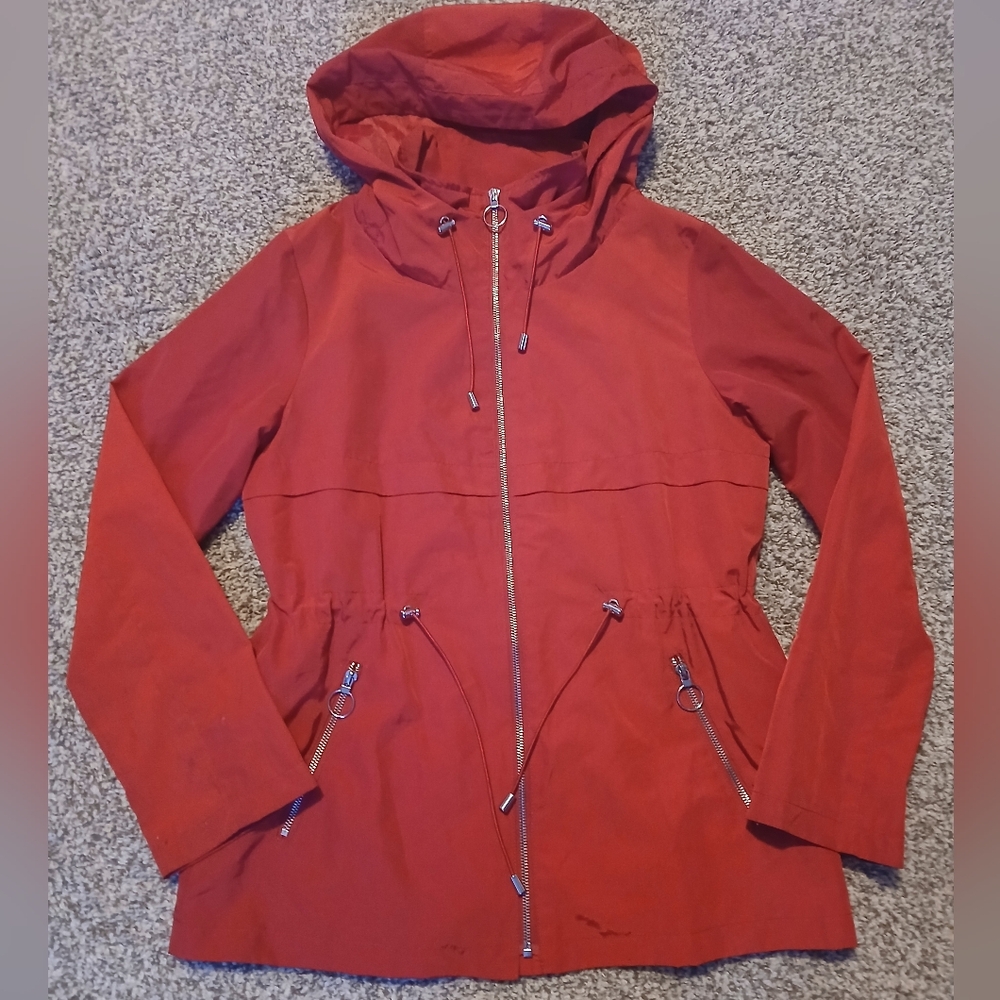 Women's Primark Drawstring Waist Dual Pocket Hooded Jacket